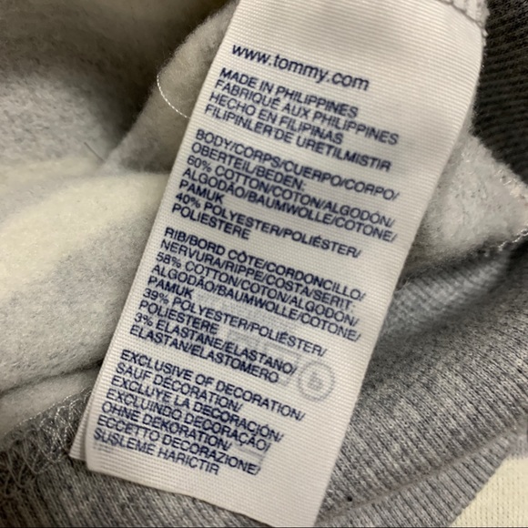 Tommy Hilfiger Stripped Collar Cardigan - Grey/White - Picture 6 of 6